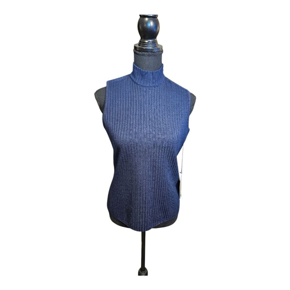 St. John Knit Top, Size S, Navy - Picture 2 of 14